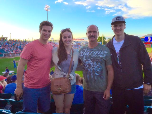 Nice nite 4 an @FMRedHawks game ! #earlyfathersday