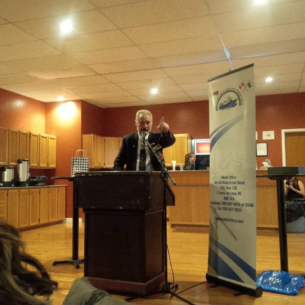 OurLabrador's tweet photo. Newly elected @CCL_Labrador president Didier Naulleau - from France, mayor of #pinware, independent spirited. awesome http://t.co/ISVPvM11b6