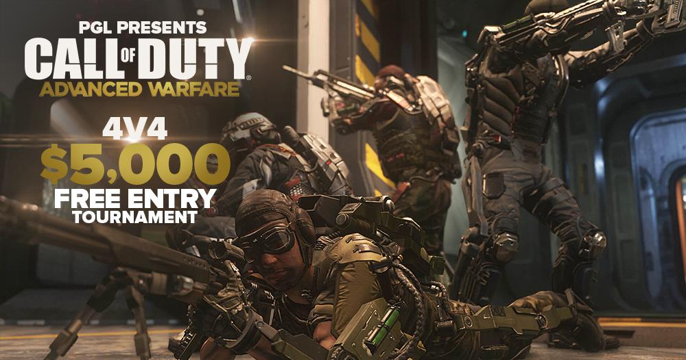 EngineMedia's tweet image. FREE Entry $5000 #AdvancedWarfare 4v4 Tournament! July 18-19th Sign up here! progamingleague.com/tournaments/13…