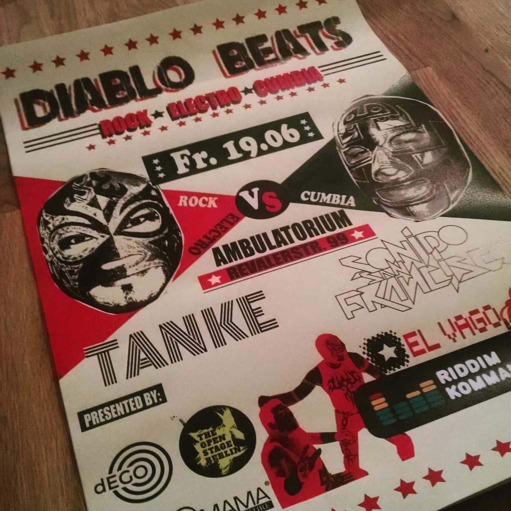 TankeMusic's tweet photo. Así quedó el póster. http://t.co/suKiIKi5cl