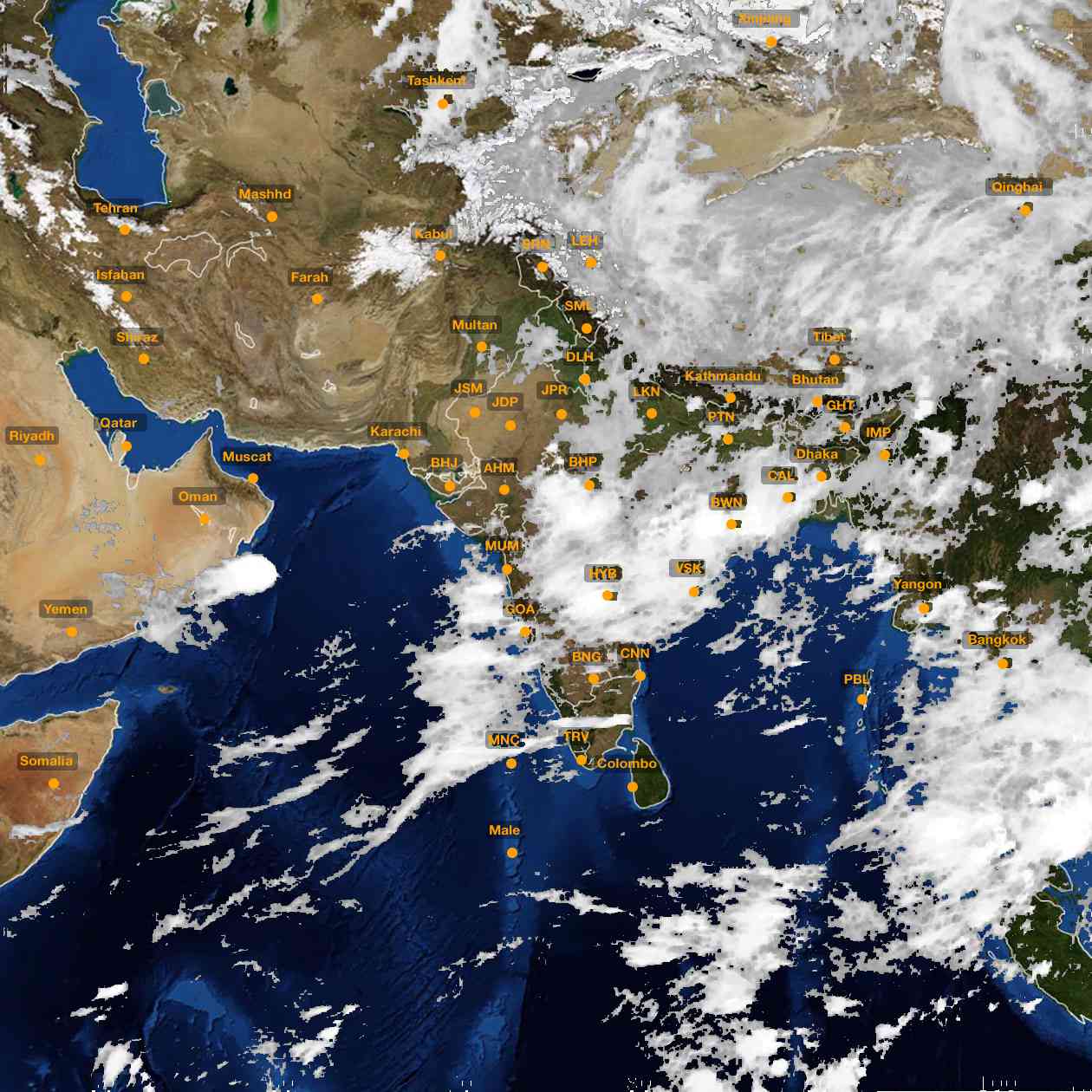 Monsoon Satellite Insat Image Skymetweather På Twitter: "Latest #Monsoon #Satellite Images And #Maps Of  #India: Http://T.co/Yutr4Ke0N0 #Weather #Weatherupdate #Monsoon2015  Http://T.co/Ug7It1Jjwh" / Twitter