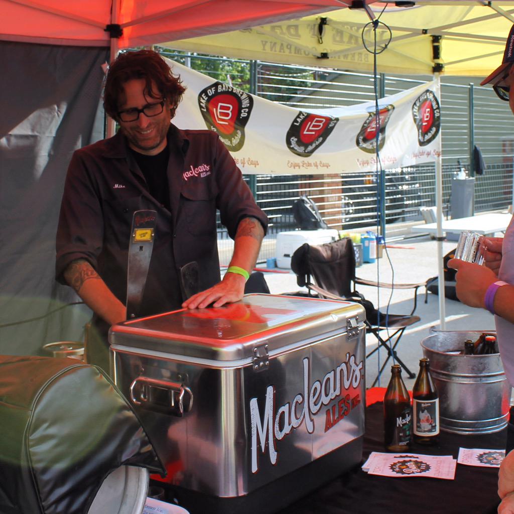 CraftBeerFestiv's tweet photo. It's hard not to smile when you're pouring @macleansales at #CCBCF! #ONcraftbeer #OCBWeek15 http://t.co/762Js6MnkS