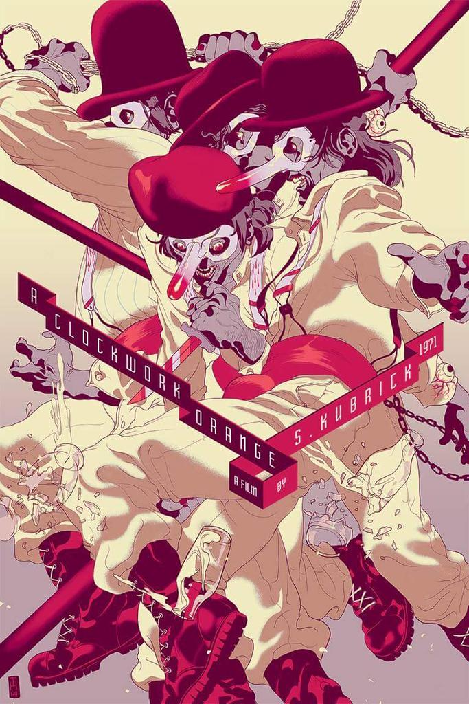 Happy Birthday to the droog himself Malcolm McDowell. Viddy well little brother. Art by Tomer Hanuka. 