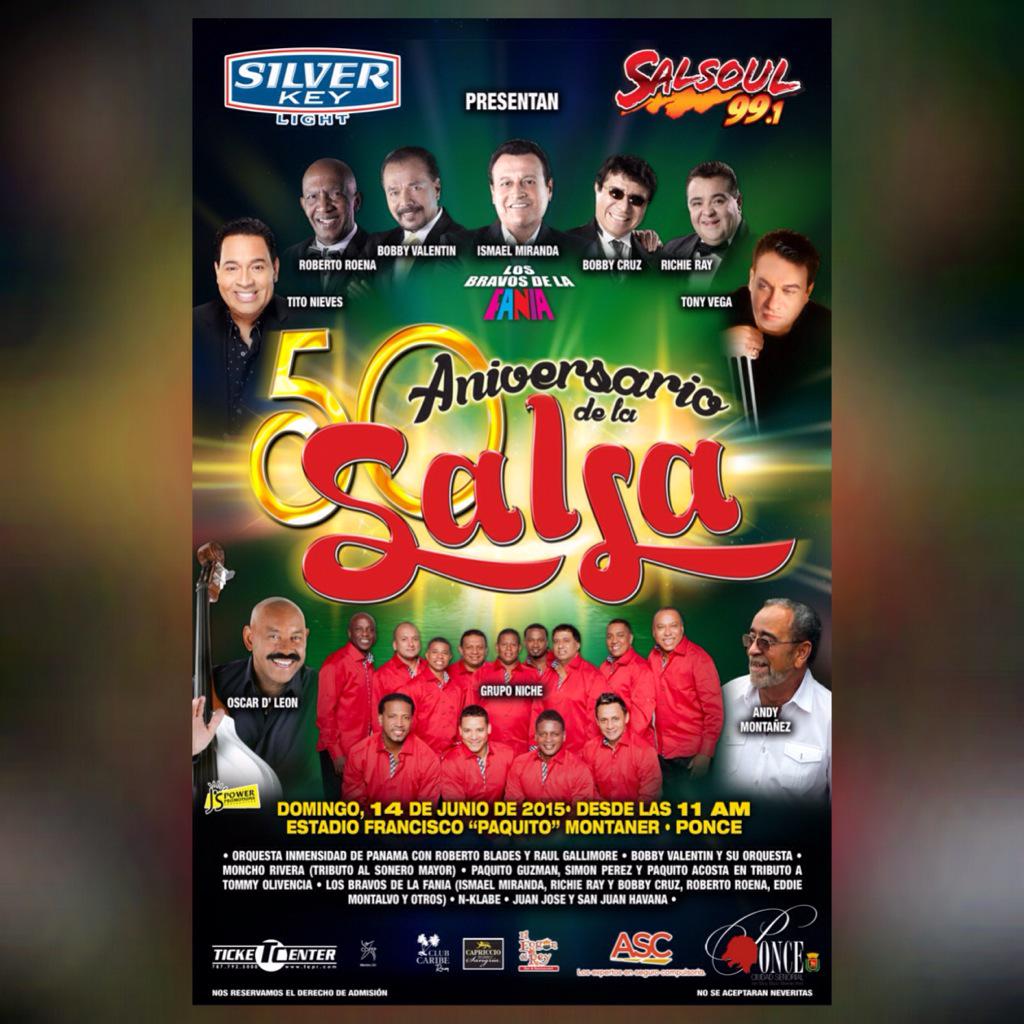 Domingo 14 de junio en el Paquito Montaner de Ponce ... #SELAC