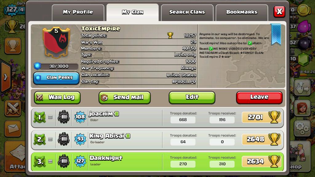 This is the clan plz join and we hit lvl 5