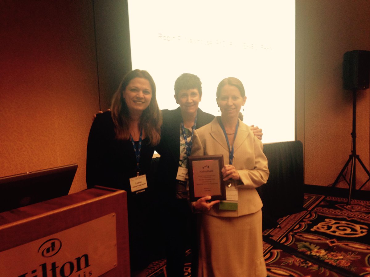AcademyHealth's tweet photo. IRGNI's new investigator award was presented to Ann Annis. Congratulations! #IG15 #ARM15 http://t.co/EloZ6F33rG