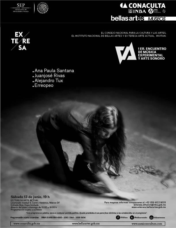 VA 1er Encuentro de música experimental y arte sonoro / Concierto previo ►HOY, S 13/jun,19 h.  #EntradaLibre
