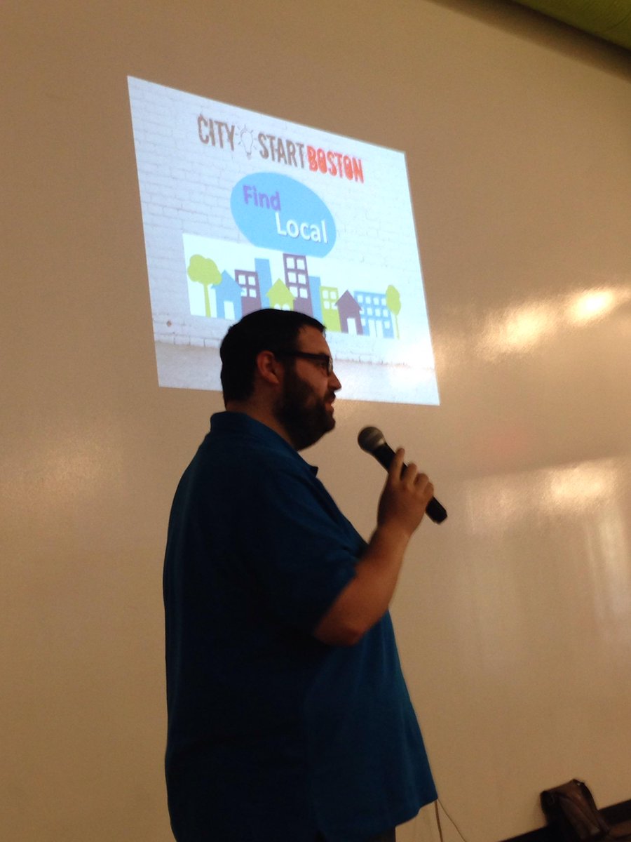 brianthegoodman's tweet image. #FindLocal pitches local search results for #Boston business @citystartboston