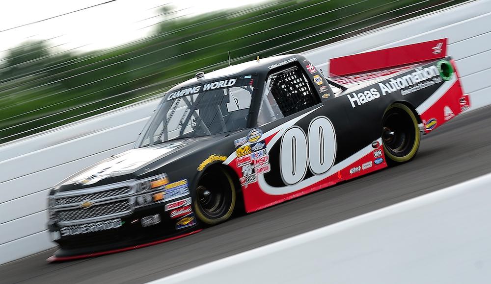 NASCAR_Trucks's tweet image. After a wild last few laps... @colecuster00 just captured his first W of 2015!

Retweet to congratulate the No. 00!