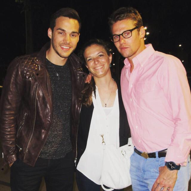 BRZachRoerig's tweet image. #FOTOS Zach com fãs na Espanha ... 🇪🇸