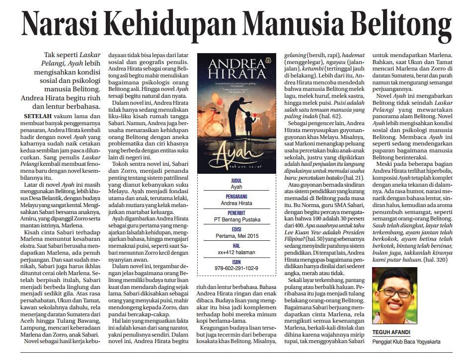 Contoh Resensi Novel  Cinta Yang Membawa Maut Contoh ijk