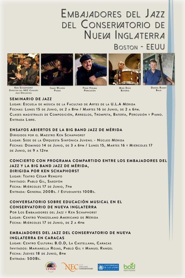 Están todos cordialmente invitados <a href="/jazzentriciclo/">JAZZENTRICICLO</a> <a href="/cafepa3/">Café pa' 3</a> <a href="/ulaarte/">Facultad de Arte ULA</a> @NotiFaHEULA