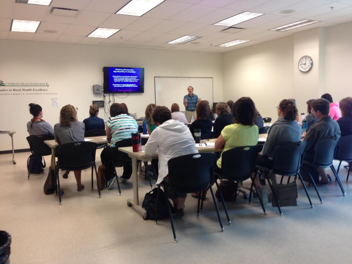 towerphysio's tweet photo. Day 1 of Hip Rehabilitation course in Swift Current. http://t.co/qqiMfqxew9