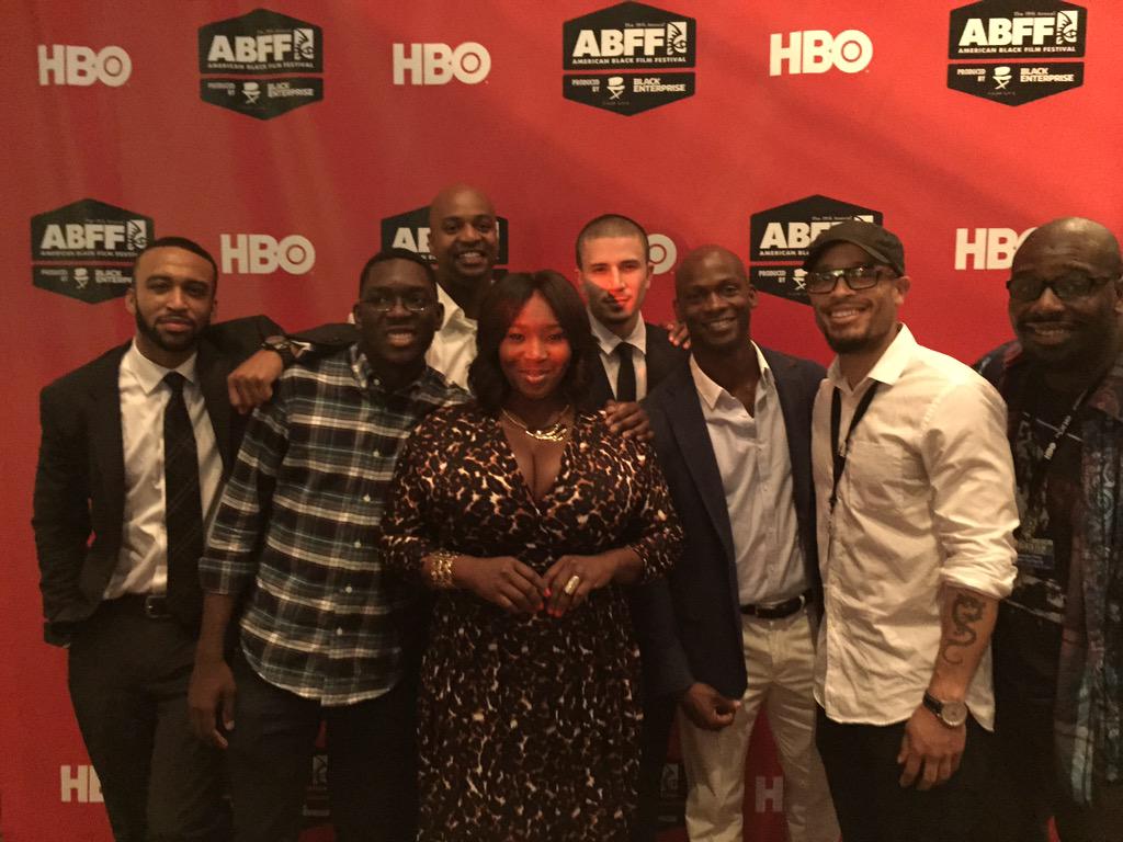 pamhacker212's tweet photo. @ABFF @HBO So proud of these filmmakers @CBailey_87 @petechatmon @solomononitajr @derege @SlickTheMisfit http://t.co/E5QieNAbpi
