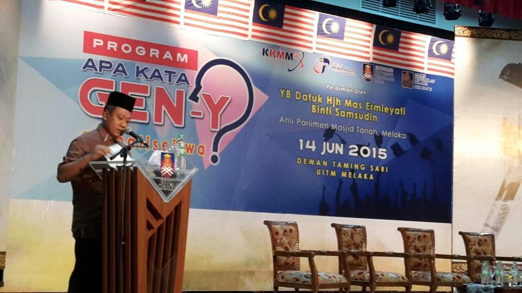 hhbjutawan's tweet photo. Apa Kata Gen-Y #sehatisejiwa UITM Melaka http://t.co/4oqDzMYvuH