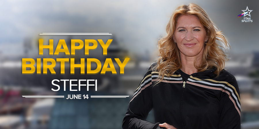 Legendary lady! Happy birthday to Steffi Graf, the record-holder for most Grand Slam singles titles! 