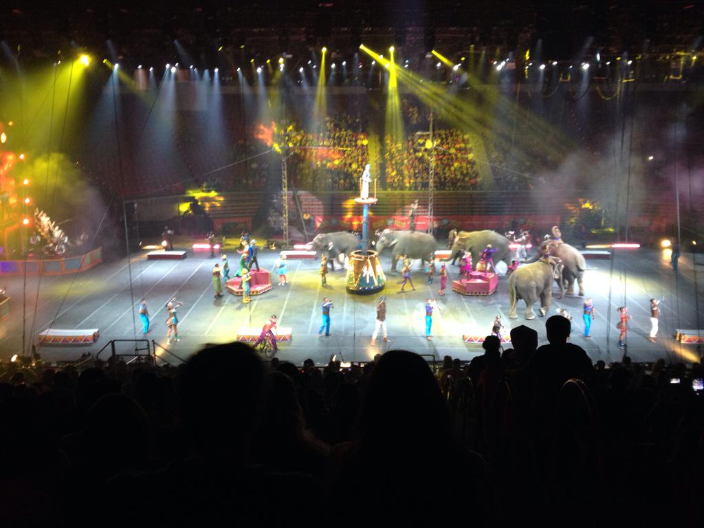 Jack and Colin's first circus! #RinglingBros #LasVegas #Thomas&amp;Mack #UNLV