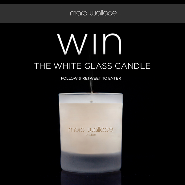 MarcWallaceLtd's tweet image. WIN a Candle from @MarcWallaceLtd
Simply #RT &amp;amp; #Follow to enter #COMPETITION #GIVEAWAY
bit.ly/1HWhXVu