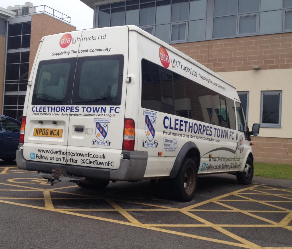 <a href="/Baysquatters/">Bay Squatters</a> <a href="/CleeTownFC/">Cleethorpes Town FC</a> wondering why you're parked in a blue badge bay at girls footy today at <a href="/SelbyCollege/">Selby College</a> ?