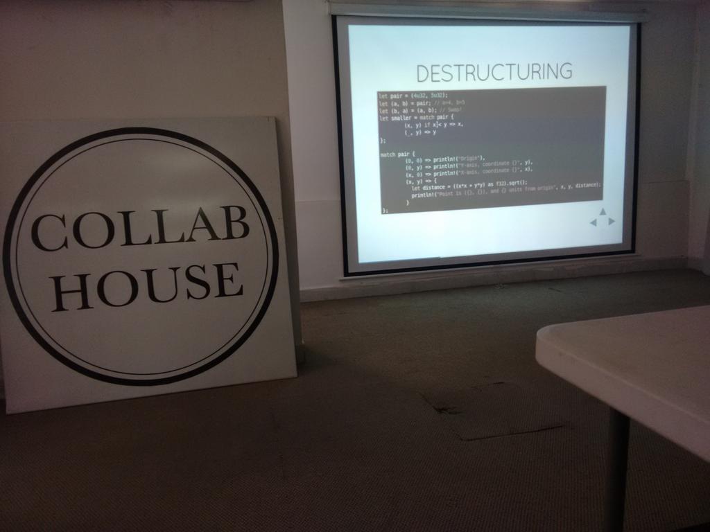 isantoshv's tweet photo. Rusting is good sometimes! #rusthyd @rustlang #rustlang @MozillaIN @GiridharAkarapu http://t.co/DKBFLs2dG0