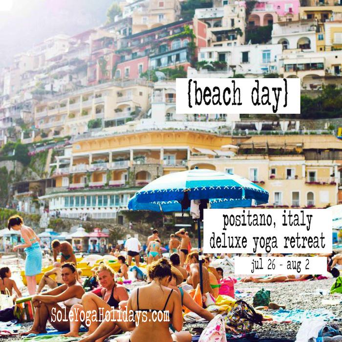 Annual #YogaRetreat in #Positano w @soleyogaholiday , Jul 26-Aug2! Beach Days Included!  
goo.gl/HtpG9k