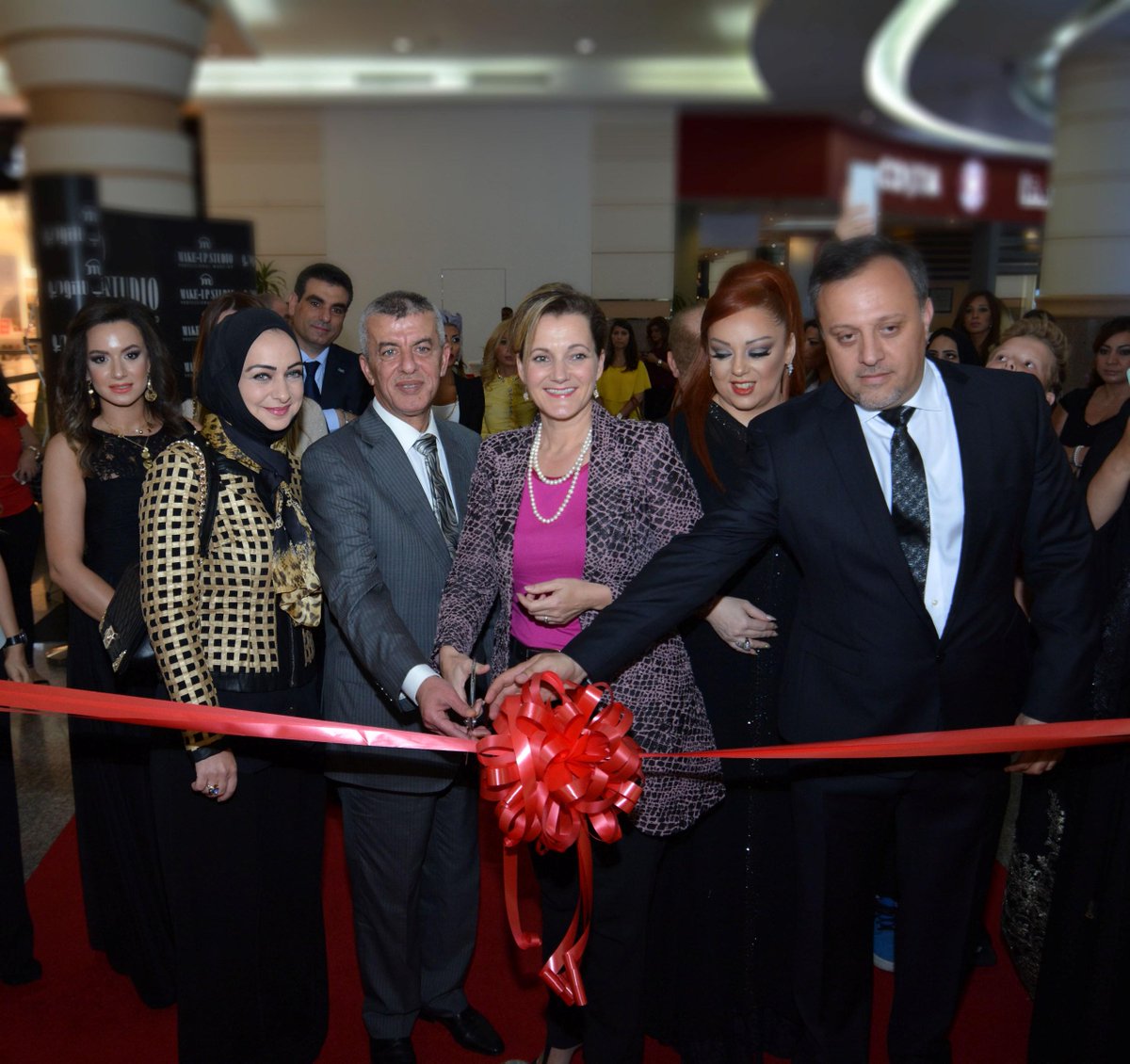SnowComms's tweet photo. Grand Opening for MAKE UP STUDIO Store at EZDAN Mall - another successful event to add to #SnowComms portfolio BRAVO http://t.co/DCzKPz7xKD