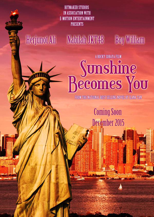officialJKT48's tweet photo. [INFO] @nabilahJKT48 akan memerankan Mia Clark di film "Sunshine Becomes You"! Coming Soon, December 2015! http://t.co/nhcR3fXphT