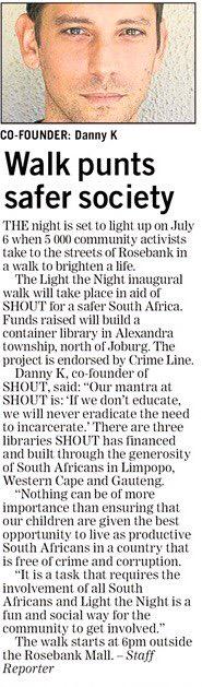 Abramjee's tweet photo. Walk punts safer society. @SHOUTSA @CrimeLineZA - @sundayworld today. @dannykmusic @Gavinkoppel @KabeloMabalane http://t.co/rbzRZQLqmL