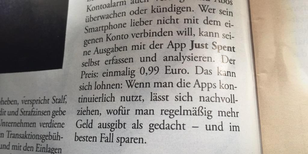 justSPENTcom's tweet photo. Im @ZEITGeld http://t.co/PHORBuNuX1