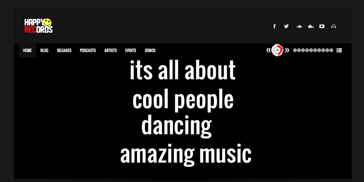 Peter_Crunch's tweet photo. Visit to our new website: http://t.co/xPAt0leFZD 

" Happy Music for Happy People " 😀 @Happy_Records http://t.co/OZGzzSxoNG