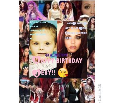 Happy birthday to Jesy Nelson. Have an alsome birthday and make a wish. Have an alsome one girl. 