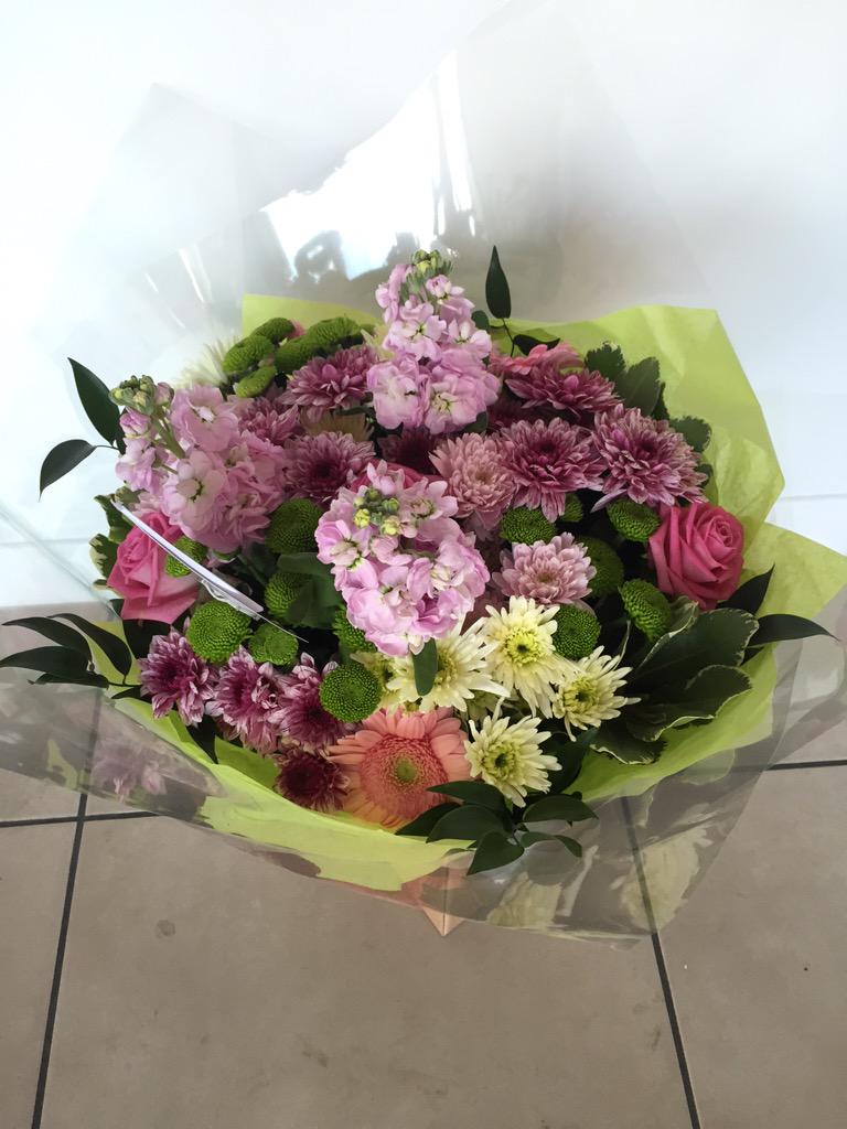 Gorgeous bouquet on Thursday. Our customer was so pleased to pass it to her friend she called us to say thank you