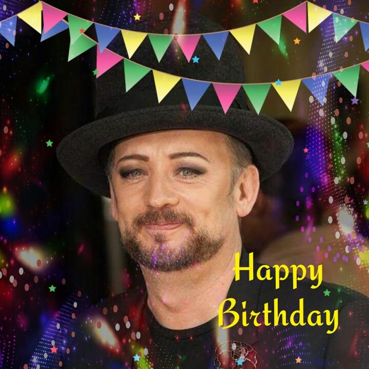 Happy Birthday Boy George I hope you all the best today! 