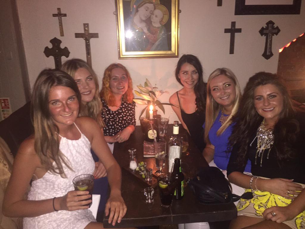 So apparently we went to a church last night