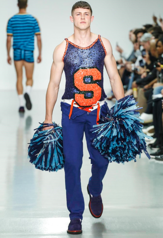 HungerMagazine's tweet photo. Sequins, pom-poms and American football. We loved @WEARESIBLING SS16 http://t.co/fT3BC0LFls http://t.co/KEvAtQSH2L
