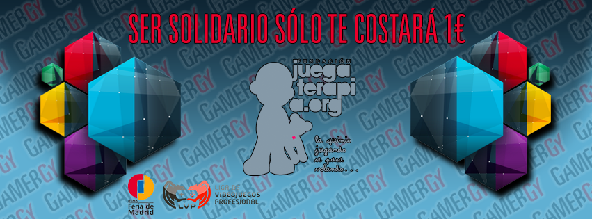 GAMERGY's tweet photo. Tus entradas sin colas YA y ademรกs podrรกs ayudar a @juegaterapia ยฟa quรฉ esperas? http://t.co/mDj5xNZKb3 http://t.co/RwsUoPf38t
