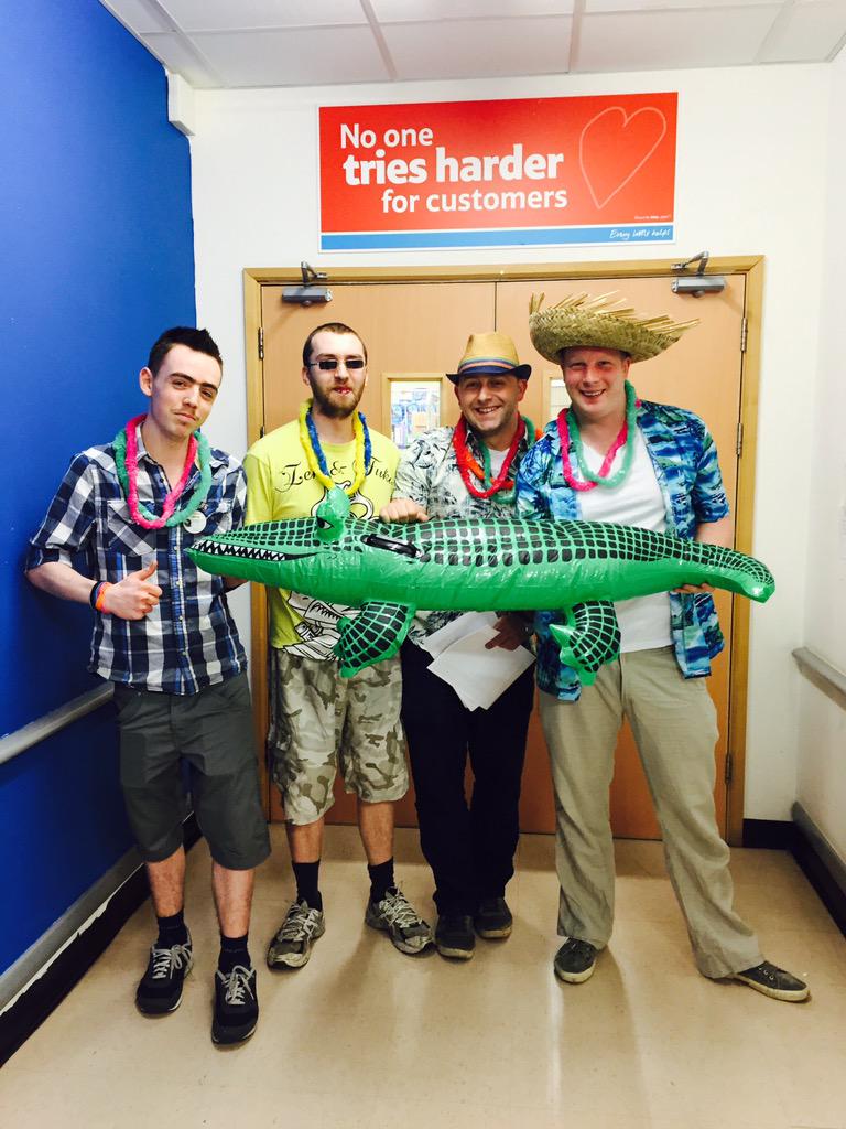 6292Tesco's tweet photo. A fabulous weekend party people. Put smiles on faces and raised some money for charity. Thank you everyone http://t.co/FZzLvbdadD