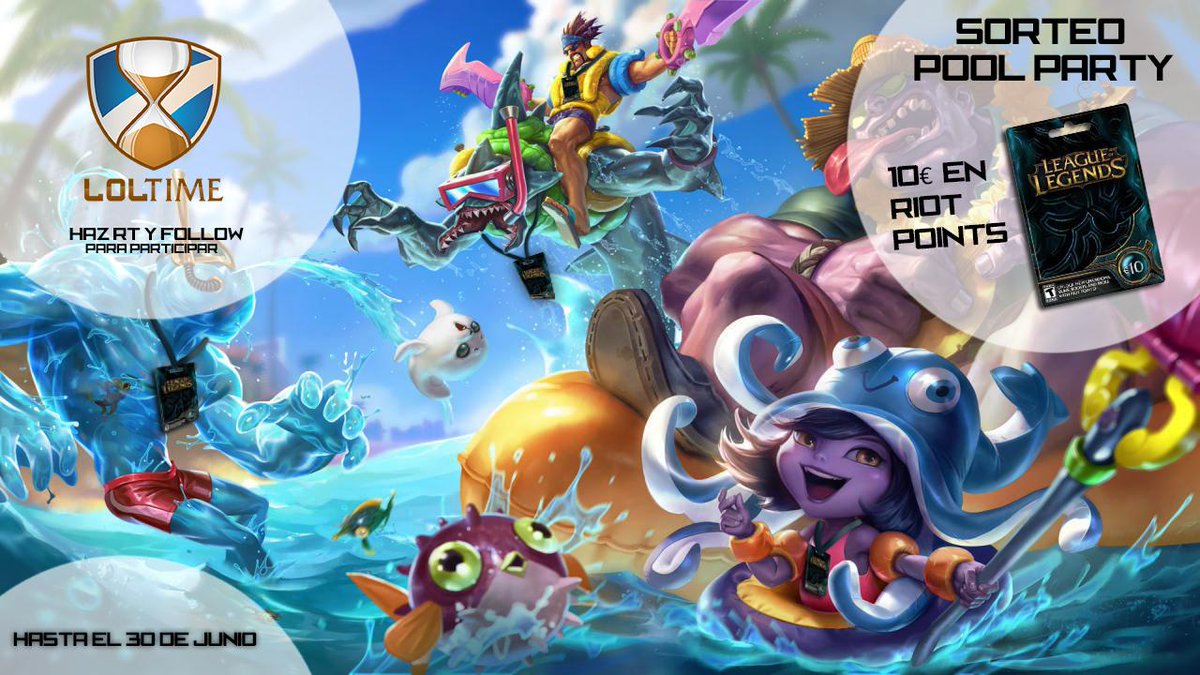 Con motivo de mis 5.000 y con esto del verano y la Pool Party... 
¡¡SORTEO!