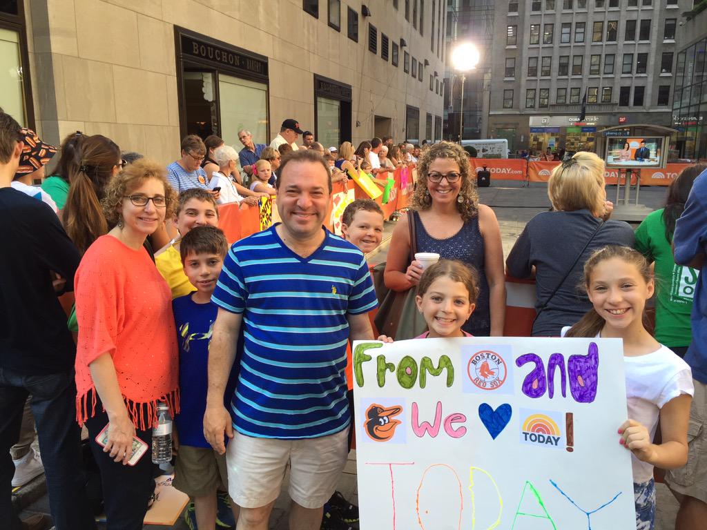 GregoryStoller's tweet image. Hello from Boston and Baltimore! #todayplaza