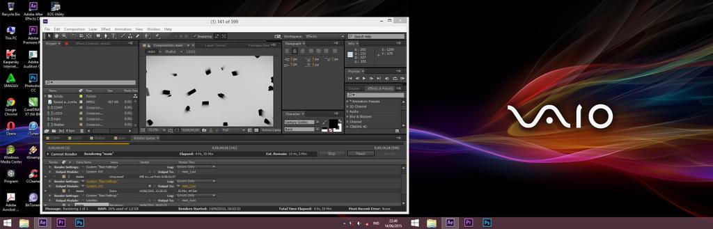 akrisna_'s tweet image. Mungkin rendernya sampai pagi 😴😴 #Adobe #AfterEffects #AfterEffectsCC