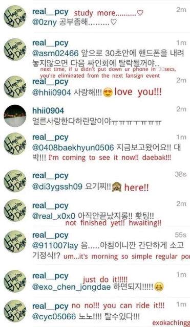 gabythalia99's tweet photo. Enak bgt yg di comment back ama Chanyeol :( hampir semuanya di comment !! :( so lucky:( http://t.co/FdOWFLG5X1