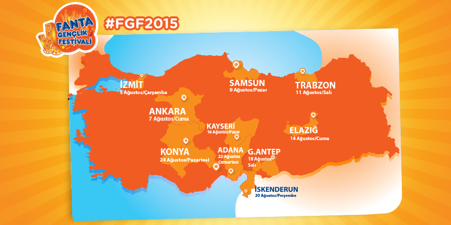 Bilenlere tebrikler! #FGF2015 ile coşacak şehrimiz hamsili pilavı ile ünlü Trabzon'du.
