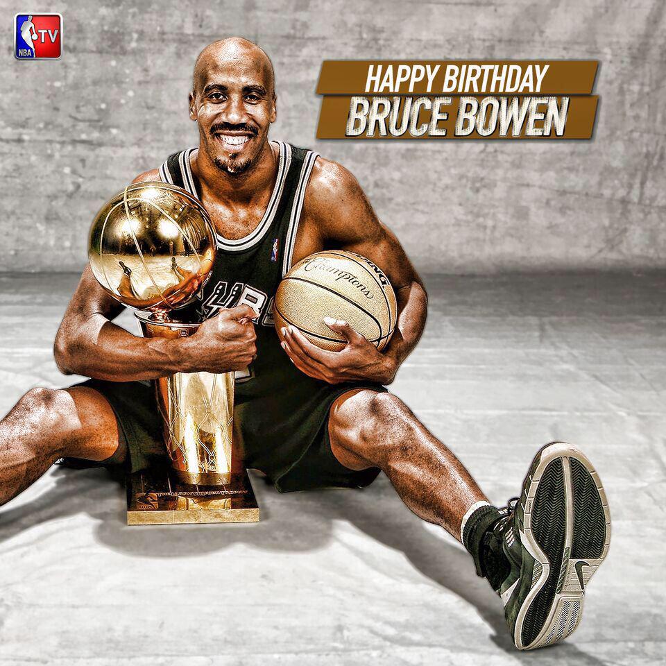 Happy Birthday Bruce Bowen! 