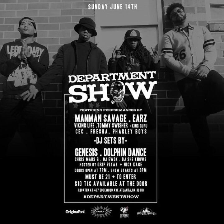 BrilliantBMB's tweet photo. Don't miss @wearevikinglife live at Dept Show tonight, show starts at 8pm

Address - 467 Edgewood Ave http://t.co/SveeRG6Ggp