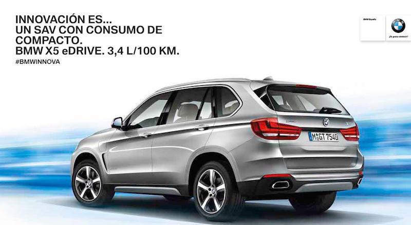 BMWEspana's tweet photo. Lo mejor de BMW TwinPower Turbo y de BMW eDrive para un resultado único. Nuevo #BMWX5eDrive. http://t.co/r3N3QHrnQ6 http://t.co/lr6xFfQRLE