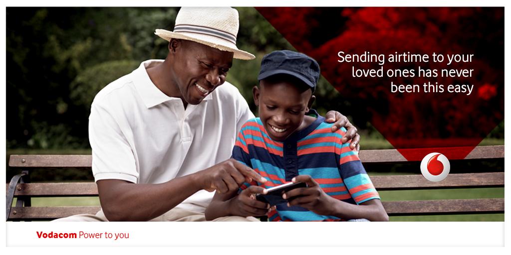 on Twitter "Send airtime to family and friends with the 