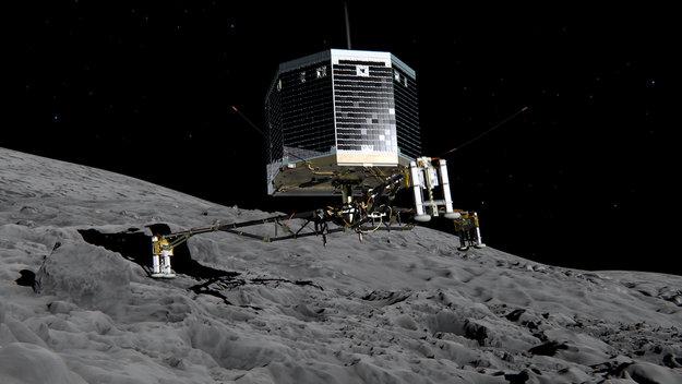 esa_es's tweet photo. El módulo de aterrizaje de Rosetta, Philae, se despierta tras 7 meses de hibernación http://t.co/5Mx2r3FOUo http://t.co/jn26mflmT2
