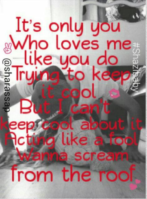 sharassap's tweet image. Its only you ••••• #shazibaby #nowfollowingback #safollowback