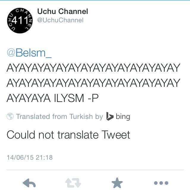 UchuChannel's tweet image. Cuando escribes turco -P