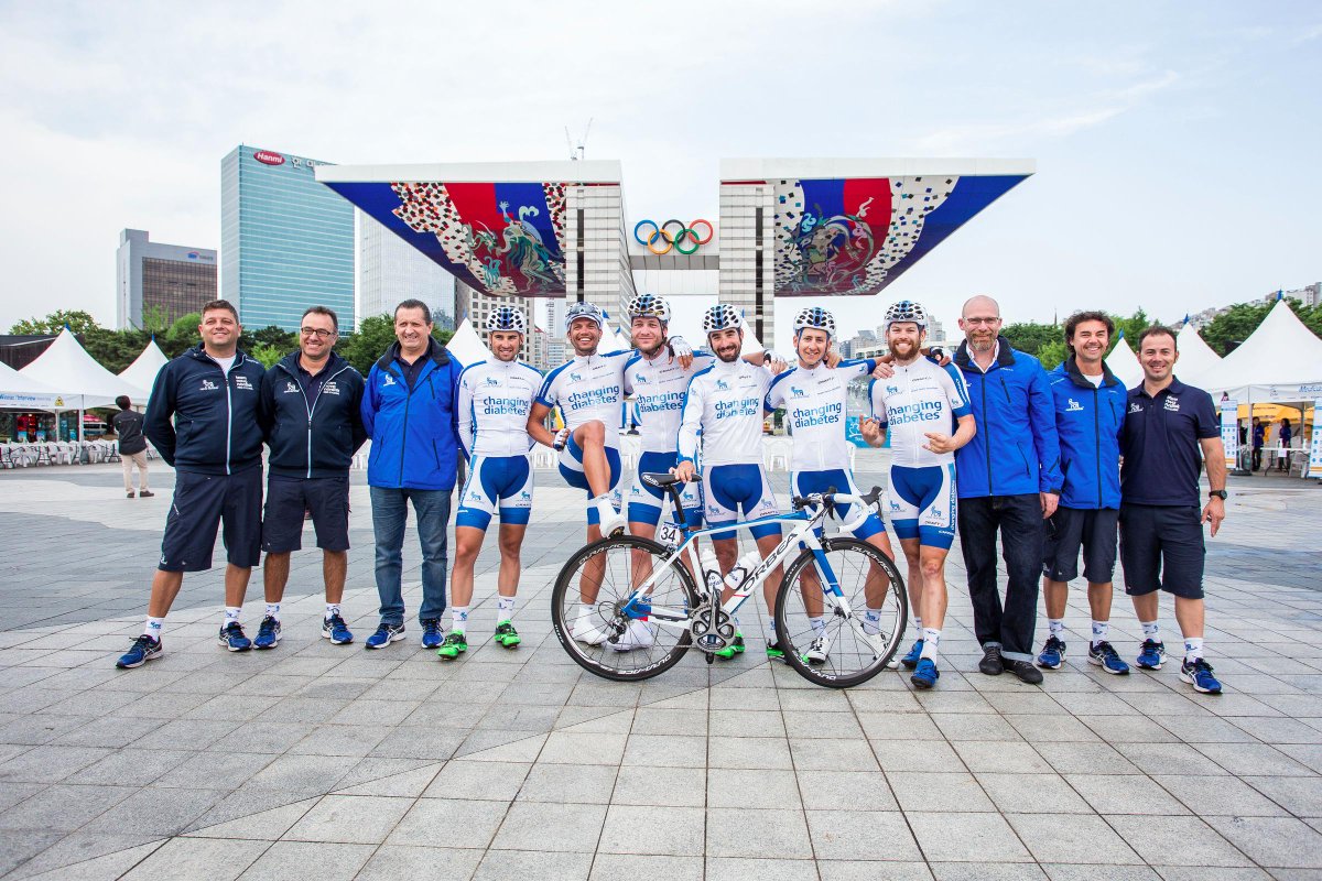 teamnovonordisk's tweet photo. The world's first all-#diabetes pro cycling team closes out a successful #TDK2015. Report ▶︎ http://t.co/Fqlmj9ReBF http://t.co/Emu3uxVJbV